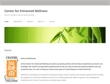 Tablet Screenshot of centerforenhancedwellness.com